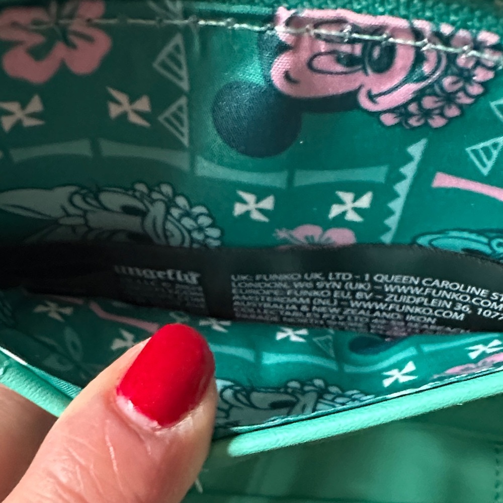 Loungefly Disney Teal and Brown Wallet - Picture 8 of 8
